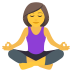 🧘‍♀️ woman in lotus position display on JoyPixels